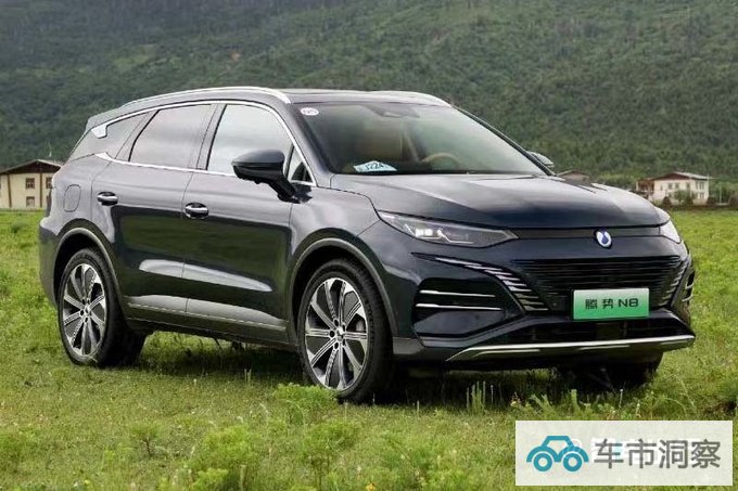 腾势N8 DM-P最新实拍或月底上市 预计卖27万起-图1