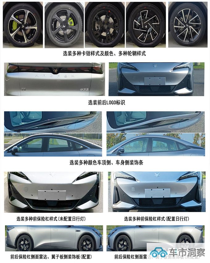 极狐全新轿车实拍曝光搭磷酸铁锂电池 预计20万起-图4