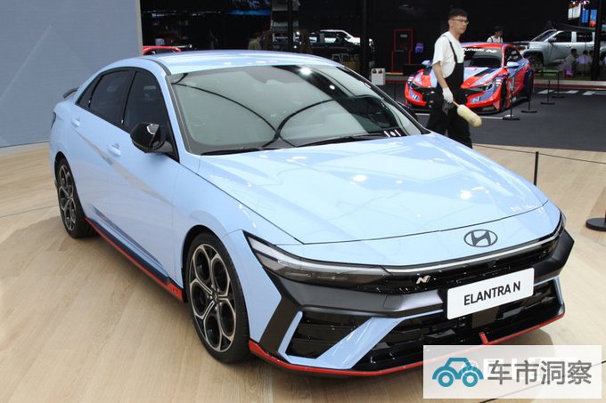 现代伊兰特N 10月上市预计25万起售PK大众高尔夫GTI-图2