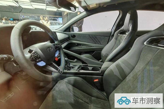现代伊兰特N 10月上市预计25万起售PK大众高尔夫GTI-图12