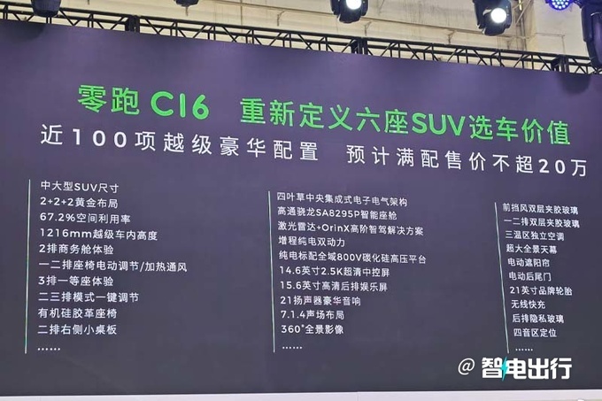 零跑C16价格提前曝光6月上市 增程版卖15.58万-图7