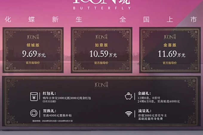 降1.3万吉利ICON玲珑限时售9.49万起 配置升级-图1